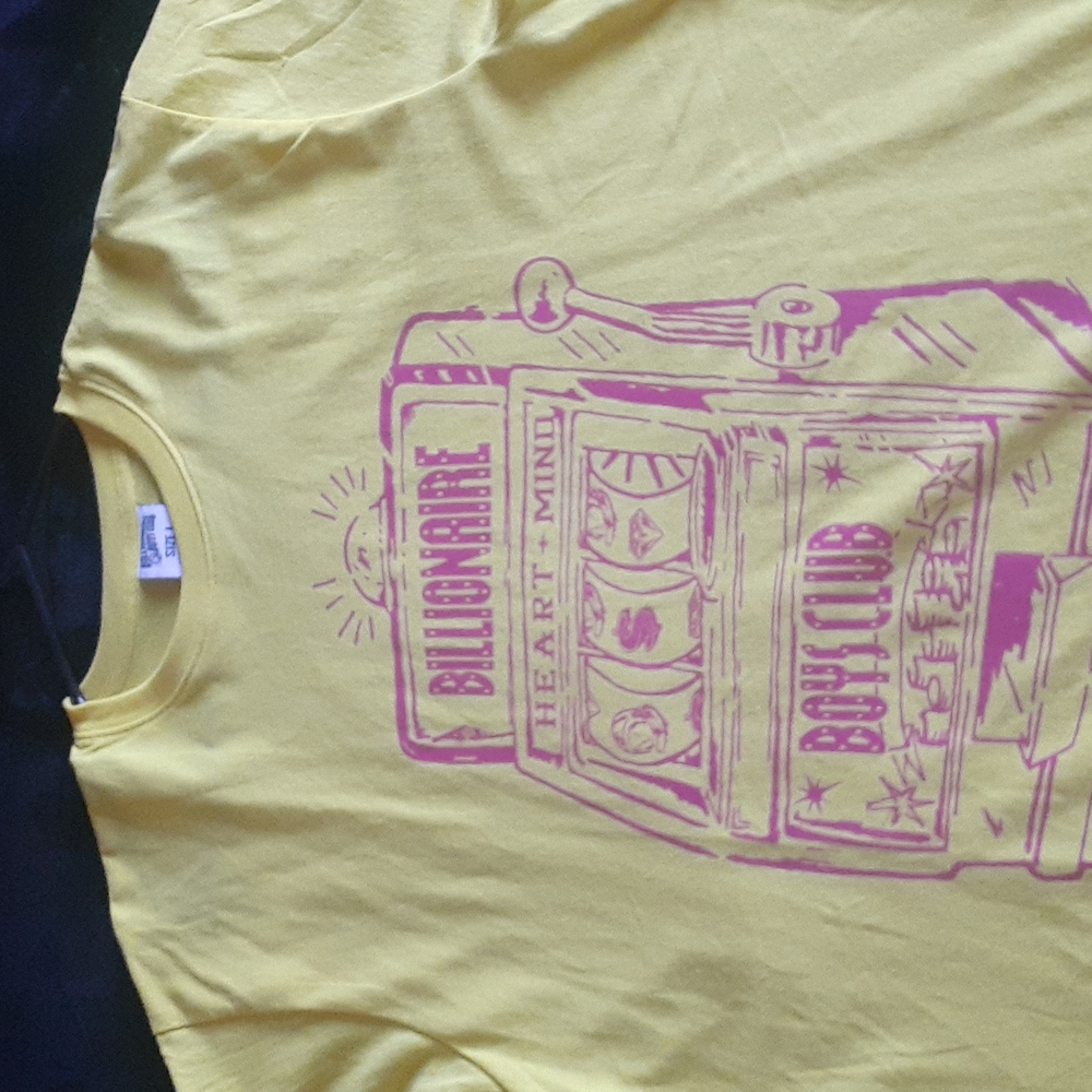 Billionaire Boys Club Yellow Jackpot Tshirt (unworn) NWT